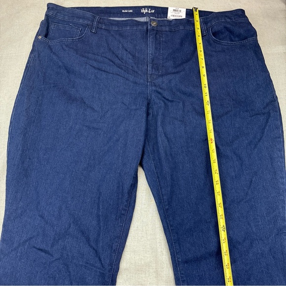 Style & Co Women’s Plus Size High-Rise Slim-Leg Jeans Size 24W - Picture 11 of 15